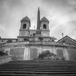 Italië in vierkant zwart wit, Rome van Teun Ruijters