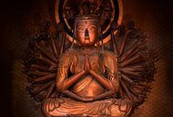 Sente Kannon Bodhisattva met duizend armen. van Kuremo Kuremo thumbnail