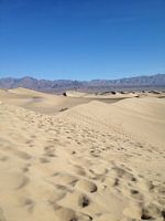 Zand duinen, Death Valley, CA, USA