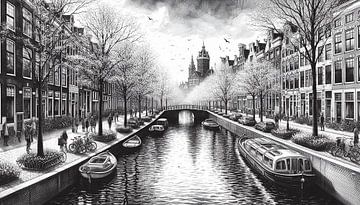 De Wallen Oudezijds Voorburgwal Amsterdam van Hendrik-Jan Kornelis