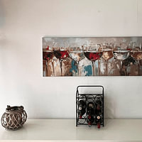 Klantfoto: Wijn! Schilderij Wijn van ARTEO Schilderijen, als ArtFrame