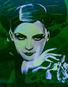 Greta Garbo Plakative Pop Art PUR 1 von Felix von Altersheim