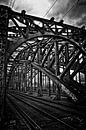 Steel Railroad Bridge Entrance by Jan Brons thumbnail