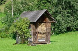 Hay barn in the Wildschönau by Peter Eckert