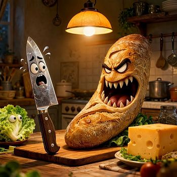 The Terrified Blade and the Furious Loaf