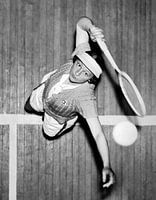 Tenniskampioene Sylvia Henrotin