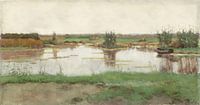 Een waterplas in een weiland, Nicolaas Bastert van Meesterlijcke Meesters thumbnail