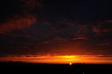 Zonsopgang boven de Granitz