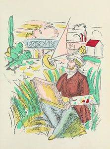 Raoul Dufy - Buch Madrigaux (Madrigale), Zeichnung