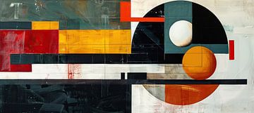 Geometric Dusk Reflection by Modern Collection