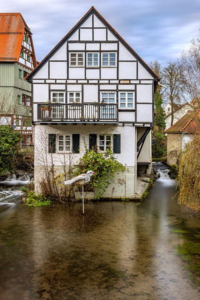 BADEN-WÜRTTEMBERG : FISCHERVIERTEL ULM van Photoart-Naegele