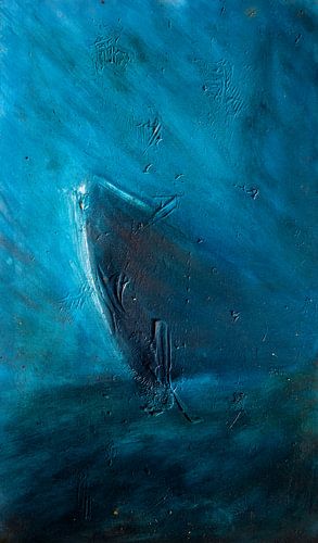 Modernes abstraktes Boot Segeln im Flug Sander Veen