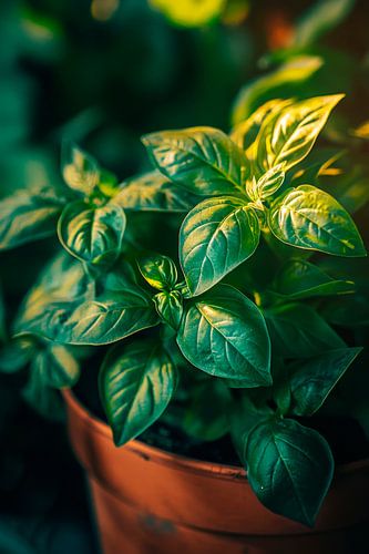 Pot de basilic