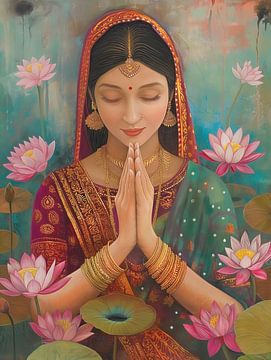 Sadhaka Lotus by PixelMint.