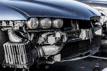 Blue Alfa Romeo 159 premature at junkyard by Fred Schuch