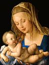 Albrecht Dürer.Jungfrau und Kind von 1000 Schilderijen Miniaturansicht