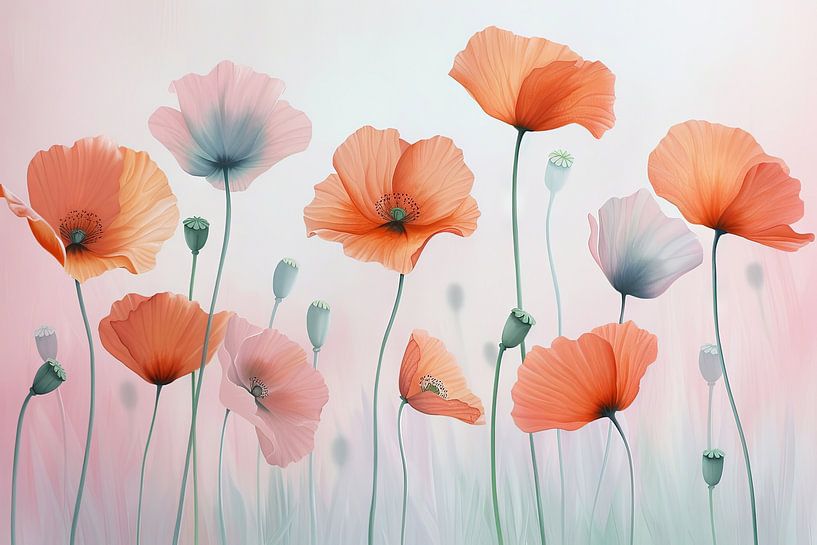 Mohn | Mohn von Poster Art Shop