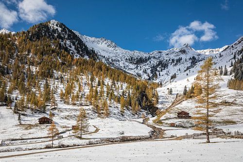 Einde van het Arntal bij de Unterstalleralm, Innervillgraten