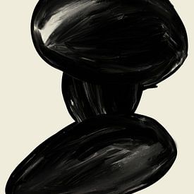 Minimalistische abstracte art print (gezien bij vtwonen) van FemmDesign