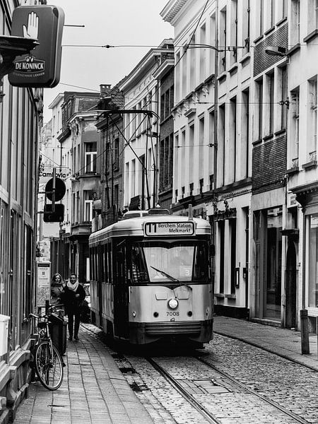 Tram Antwerpen van Rob Boon