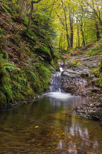 blik op de waterval in de Ninglinspo