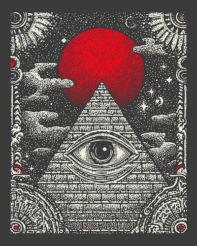 L'Œil qui voit tout - Pyramide occulte