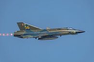 Saab J35 Dragons Swedish Air Force Historic Flight. by Jaap van den Berg thumbnail