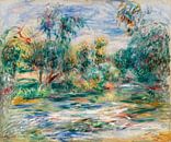 landschap, Renoir 1917 van Atelier Liesjes thumbnail