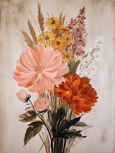 Une profusion de fleurs aux teintes douces sur Thea