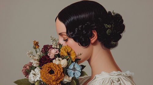 Vrouw Bloemen van Bloemen Studio