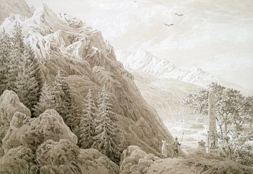 Caspar David Friedrich, dessin d'automne