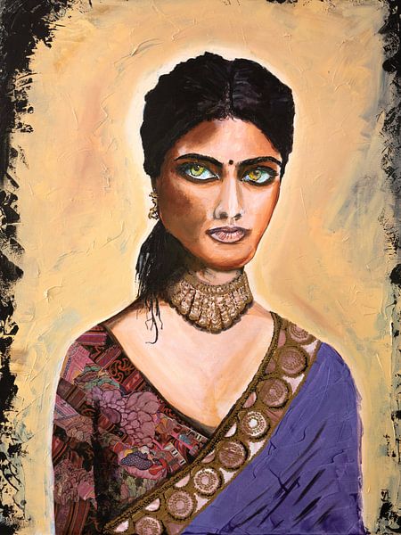 Peindre la femme indienne par Yvon Jonckbloedt