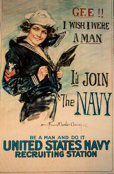 United States Navy poster van Brian Morgan
