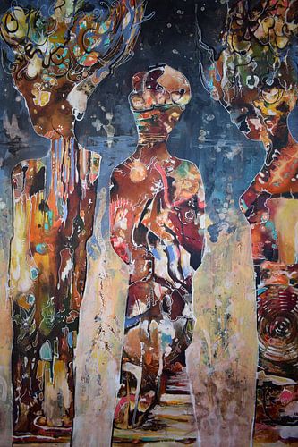 Abstracte kunst, Afrikaanse vrouwen