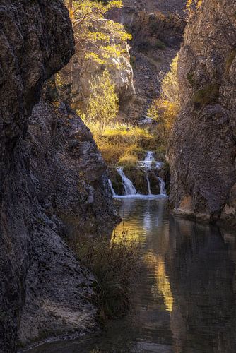 Hidden beauty of Calomarde gorge in Sierra de Albarracin, Teruel