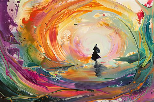 verstild digitaal portret