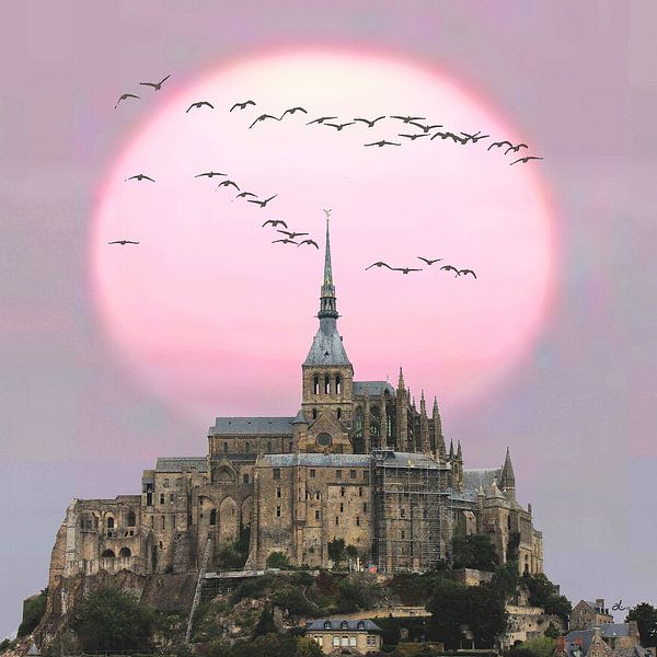 Bon soir, Mont Saint-Michel by Dirk H. Wendt
