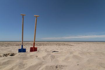 Scheppen op het strand van Michael Ruland