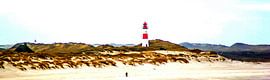 Northern tip of Sylt (wide-screen photo) by Norbert Sülzner