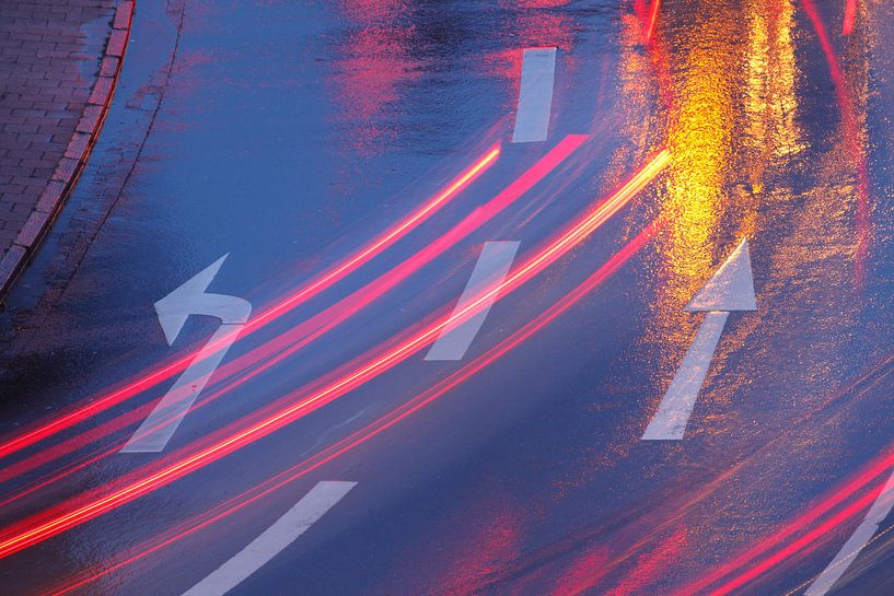  wet Street at Dusk par Torsten Krüger