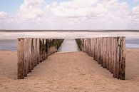 Long exposure / golfbrekers Domburg / Nederland van Photography art by Sacha thumbnail