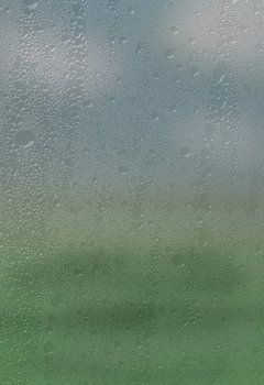 Morgennebel auf Glas