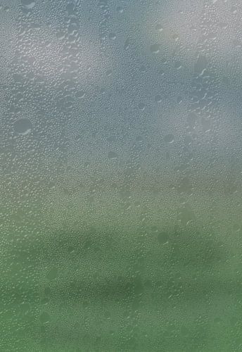 Morgennebel auf Glas