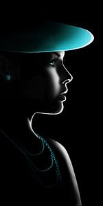Frau im Licht