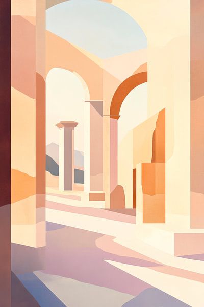 Architektur Lichtspiele von Poster Art Shop
