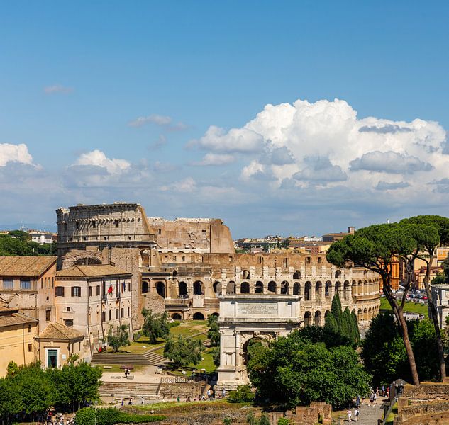 Das imposante Kolosseum in Rom, Italien von Patrick Fotografeert