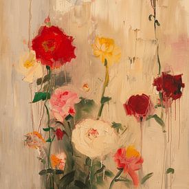 Moderne en abstracte bloemen van Studio Allee