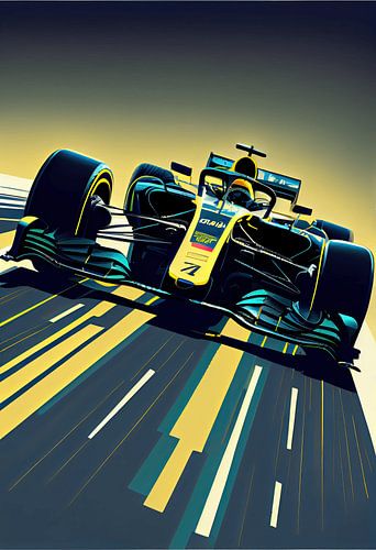 Formule 1 - Vector Art racecar