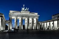 Brandenburger Tor zu blauen Stunde von Frank Herrmann Miniaturansicht