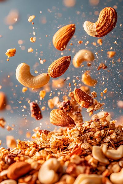 Nuts in the air - healthy and crunchy by Poster Art Shop